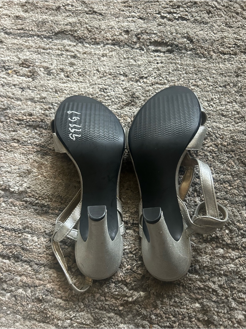 Women's Silver Strappy Dress Heels - Unbranded - Picture 5 of 5